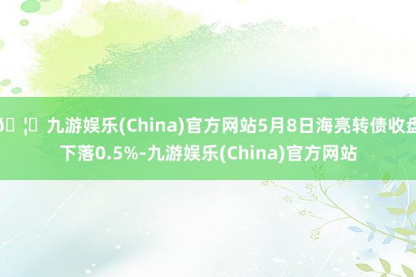 🦄九游娱乐(China)官方网站5月8日海亮转债收盘下落0.5%-九游娱乐(China)官方网站