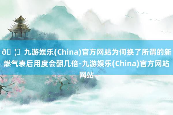 🦄九游娱乐(China)官方网站为何换了所谓的新燃气表后用度会翻几倍-九游娱乐(China)官方网站