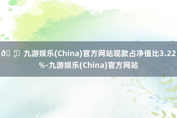 🦄九游娱乐(China)官方网站现款占净值比3.22%-九游娱乐(China)官方网站